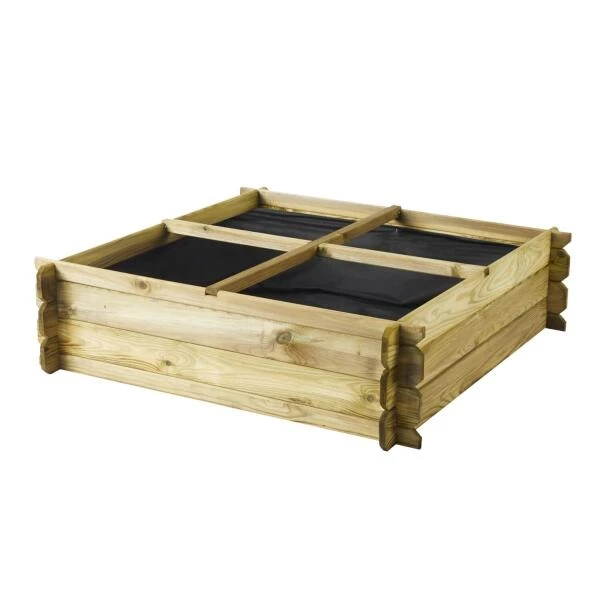 Vierkante Meter Moestuin Basil - 100 × 100 × 27 Cm 1 Vierkante Meter Moestuin Basil - 100 × 100 × 27 Cm