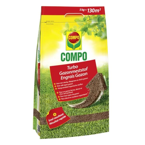Compo Turbo Gazonmeststof - 5 Kg 1 Compo Turbo Gazonmeststof - 5 Kg