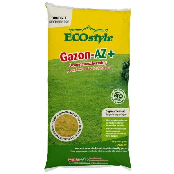 Ecostyle Gazon-AZ+ Droogtebescherming - 18 Kg 1 Ecostyle Gazon-AZ+ Droogtebescherming - 18 Kg
