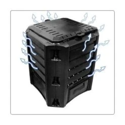 Compostvat Zwart 380 Liter -Tuinadvies Verkoop compostvat zwart 380 liter 1502558550 3 600