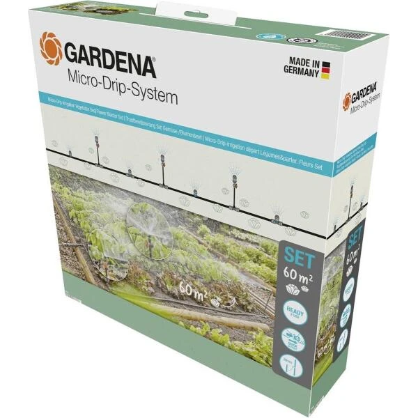 Gardena Startset Bloembed Microdrip - 35 Planten 1 Gardena Startset Bloembed Microdrip - 35 Planten