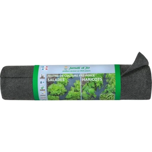 Gronddoek Vilt Met Openingen Voor Sla En Bonen - 60 Cm × 5 M 4 Gronddoek Vilt Met Openingen Voor Sla En Bonen - 60 Cm × 5 M - Afbeelding 4