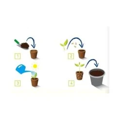 Vezelpotjes Rond 6 Cm - Biologisch Afbreekbaar - Set Van 96 Stuks -Tuinadvies Verkoop kokos potjes rond 6 cm 1519296546 2 600