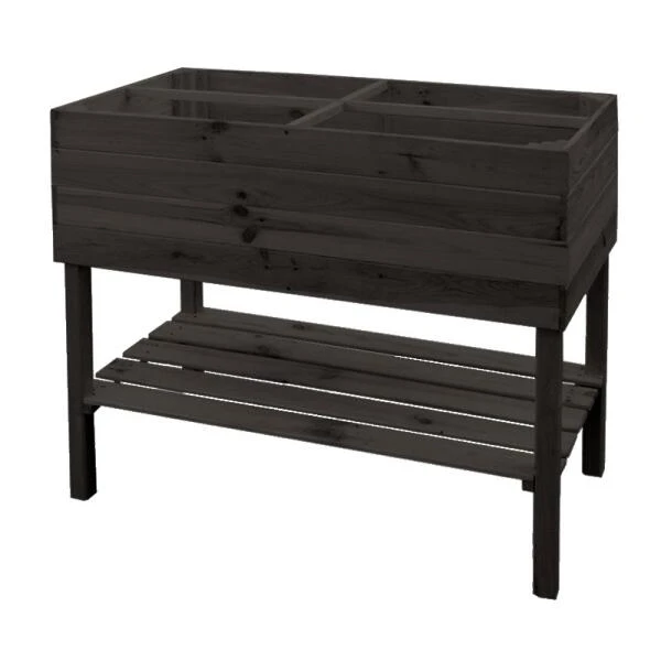 Kweekbak Verhoogd - Antraciet Grijs 100 × 50 × 80 Cm 1 Kweekbak Verhoogd - Antraciet Grijs 100 × 50 × 80 Cm