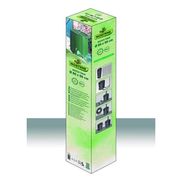 Opvouwbare Regenwatertank Groen - 500 L 3 Opvouwbare Regenwatertank Groen - 500 L - Afbeelding 3