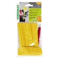 Plantenlabels Met Potlood - Geel - Set Van 25 Stuks