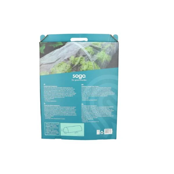 Sogo Kweektunnel Transparant - 240 X 45 X 45 Cm 3 Sogo Kweektunnel Transparant - 240 X 45 X 45 Cm - Afbeelding 3