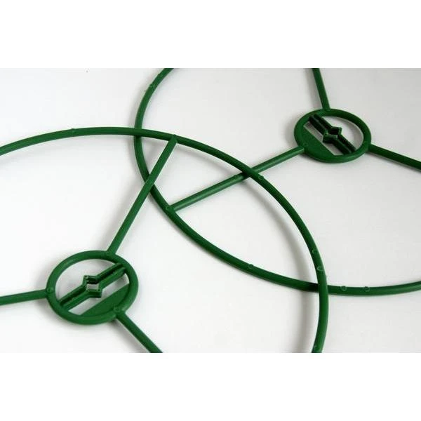 Steunringen Voor Planten Ø 30 Cm - Kunststof - Set Van 2 Stuks 3 Steunringen Voor Planten Ø 30 Cm - Kunststof - Set Van 2 Stuks - Afbeelding 3