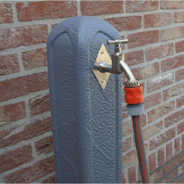 Waterzuil Met Kraan En Aansluiting - Grijs 3 Waterzuil Met Kraan En Aansluiting - Grijs - Afbeelding 3