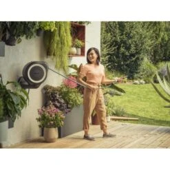 Wandslangenbox GARDENA RollUp Wit - S - 15 M -Tuinadvies Verkoop wandslangbox rollup s gardena 1617258486 3 600