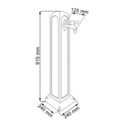 Waterzuil Met Kraan En Aansluiting - Zwart 11 Waterzuil Met Kraan En Aansluiting - Zwart -Tuinadvies Verkoop waterzuil zwart 1549709948 4 600